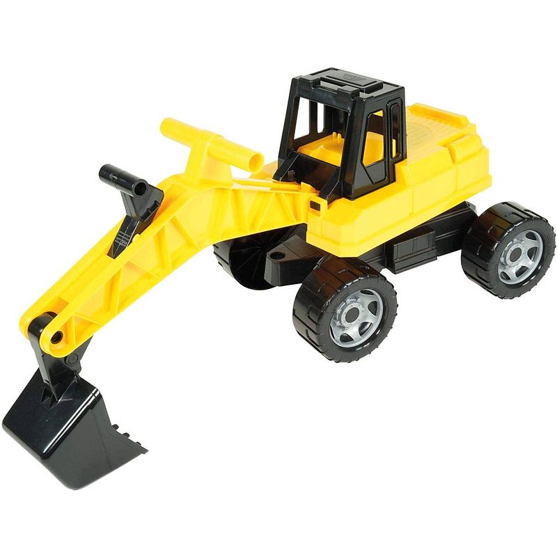 Foto van Lena graafmachine giga trucks junior 70 cm zwart/geel