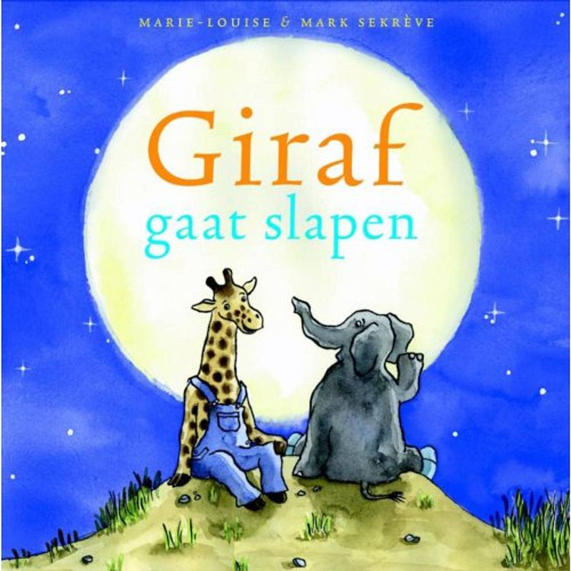 Foto van Giraf gaat slapen - giraf