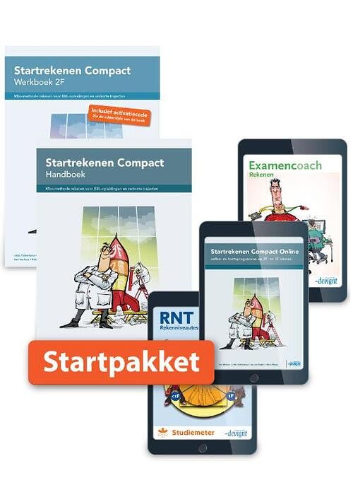 Foto van Startrekenen compact 2f startpakket - cyriel kluiters - paperback (9789463263320)