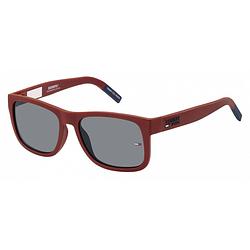 Foto van Tommy hilfiger zonnebril 0001/s unisex cat.3 nylon rood/grijs