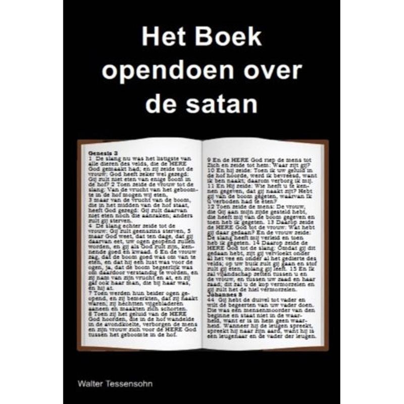 Foto van Het boek opendoen over de satan