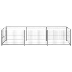 Foto van The living store hondenkennel - grote buitenren 300 x 100 x 70 cm - stevige staalconstructie