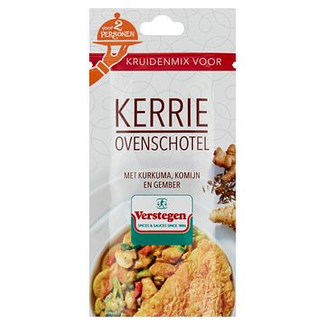 Foto van Verstegen kruidenmix kerrie ovenschotel voor 2 personen 18g bij jumbo