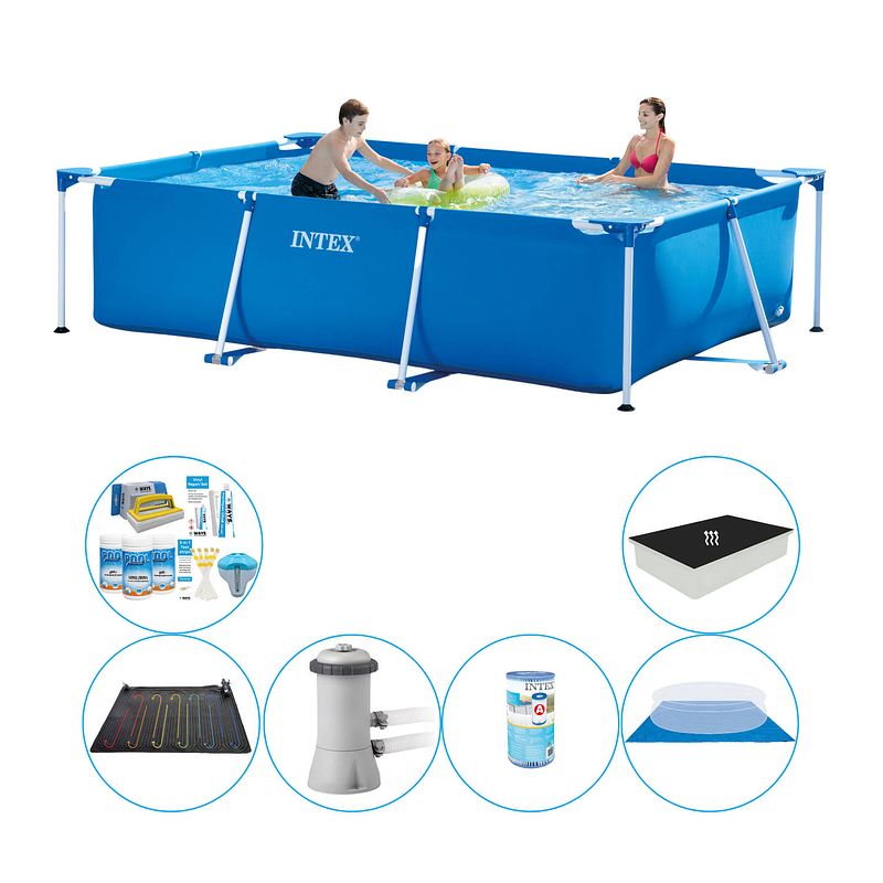 Foto van Intex frame pool rechthoekig 300x200x75 cm - slimme zwembad deal