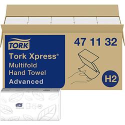Foto van Tork 471132 xpress ® multifold-handdoeken wit h2, 2-laags, 20 x 190 vel, 471132