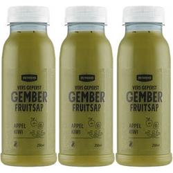 Foto van Jumbo vers sap gember met appel & kiwi 3 x 250ml