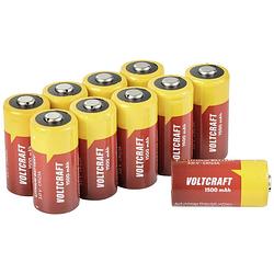 Foto van Voltcraft cr123a 10pcs cr123a fotobatterij lithium 1500 mah 3 v 10 stuk(s)
