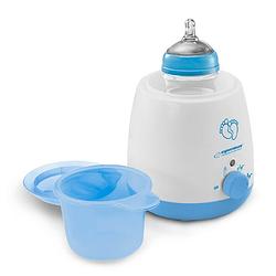 Foto van Esperanza ekb002 flessenwarmer - voor iedere babyfles - wit/blauw