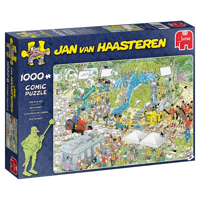 Foto van Jan van haasteren puzzel de filmset - 1000 stukjes