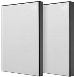 Foto van Seagate one touch portable drive 4tb zilver - duo pack
