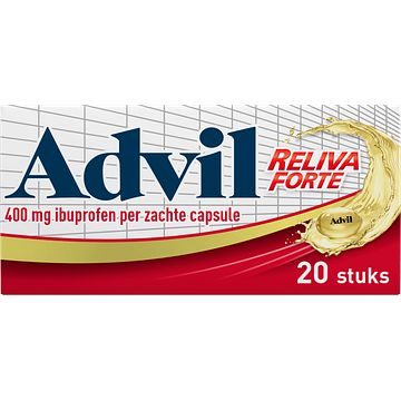 Foto van Advil reliva forte liquid-caps 400 mg voor pijn en koorts