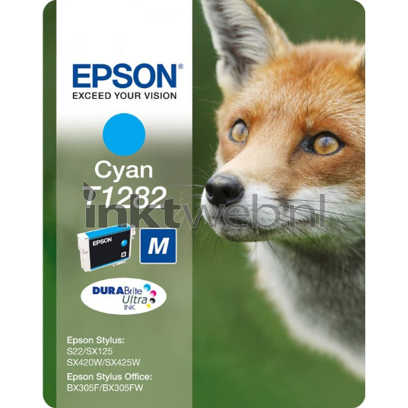 Foto van Epson t1282 cyaan cartridge