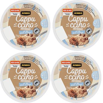 Foto van Jumbo cappuccino mousse met biscuit 4 x 75 g bevat alcohol