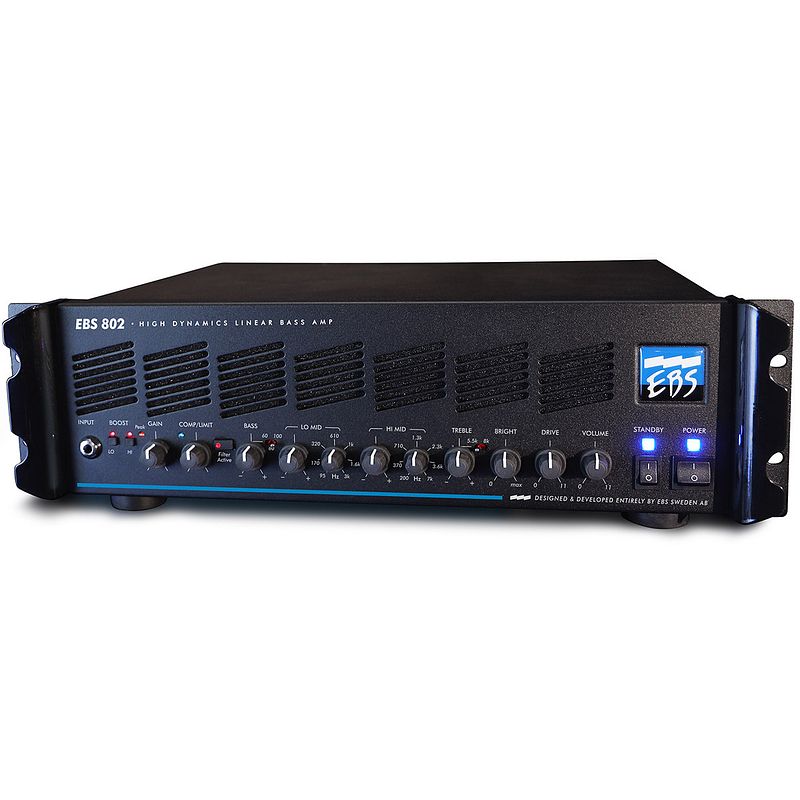 Foto van Ebs 802 high dynamic linear bass amp basgitaarversterker top