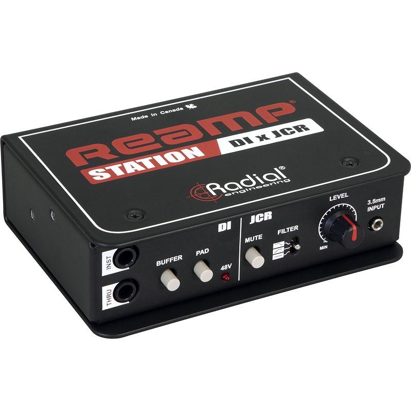 Foto van Radial reamp station jcr high-performance reamper & actieve di-box