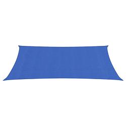 Foto van The living store schaduwdoek hdpe - 2x5m - blauw