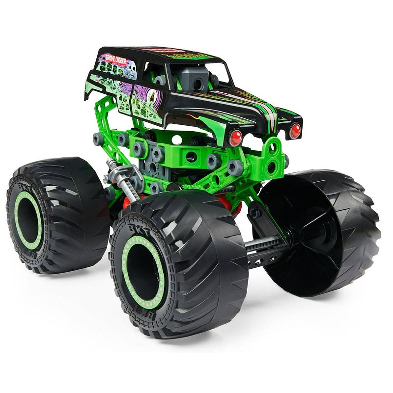 Foto van Meccano bouwset monster jam grave digger groen 127-delig