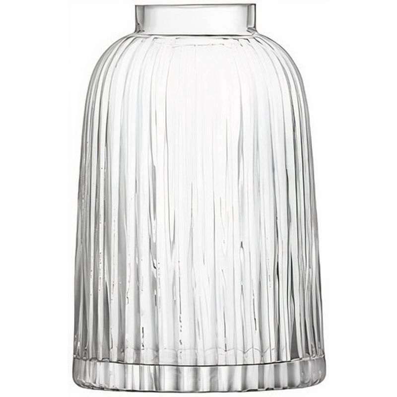 Foto van L.s.a. vaas pleat 20 cm glas transparant