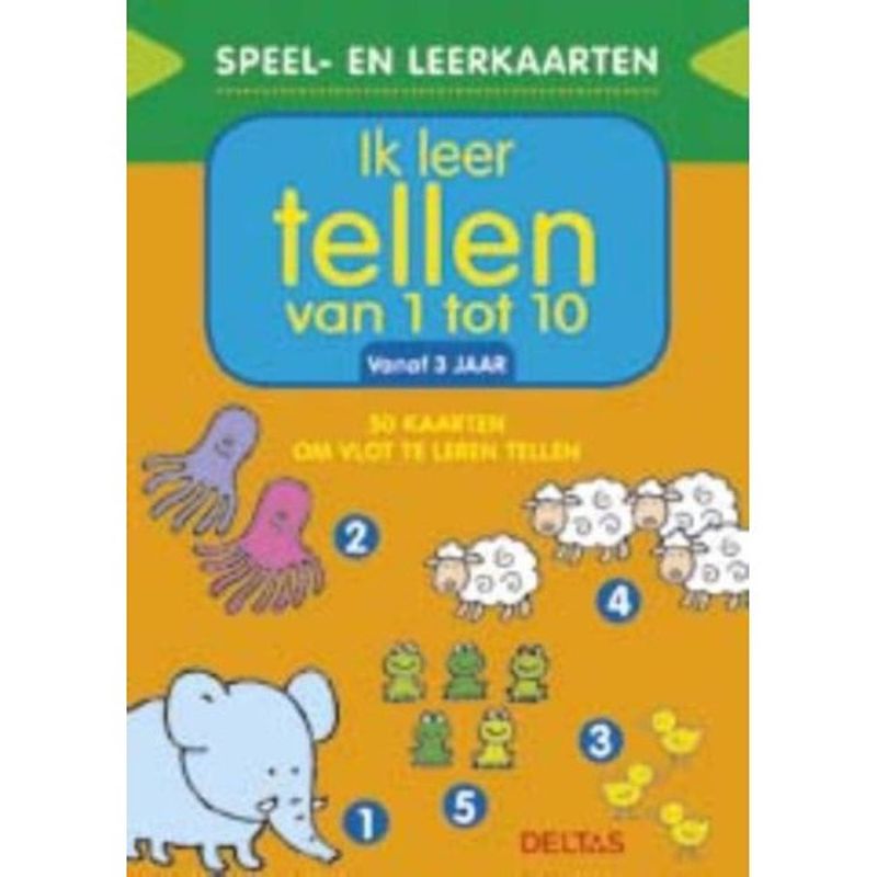 Foto van Speel- en leerkaarten - ik leer tellen van 1 tot