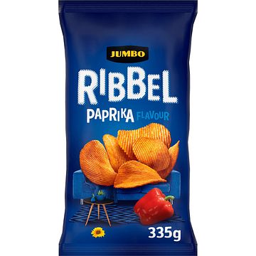 Foto van Jumbo ribbel paprika chips 335g