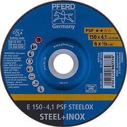 Foto van Pferd 62015520 psf steelox afbraamschijf gebogen 150 mm 22.23 mm 10 stuk(s)