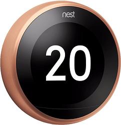 Foto van Google nest learning thermostat v3 premium koper