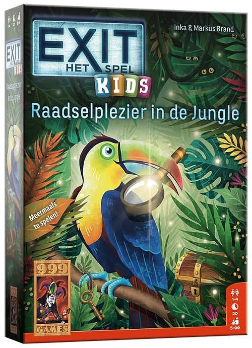 Foto van Exit - kids raadselplezier in de jungle - breinbreker - spel;spel (8720289475703)