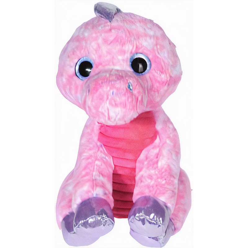 Foto van Free and easy knuffeldinosaurus junior 25 x 23 cm pluche roze