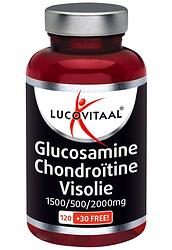 Foto van Lucovitaal glucosamine chondroïtine visolie capsules