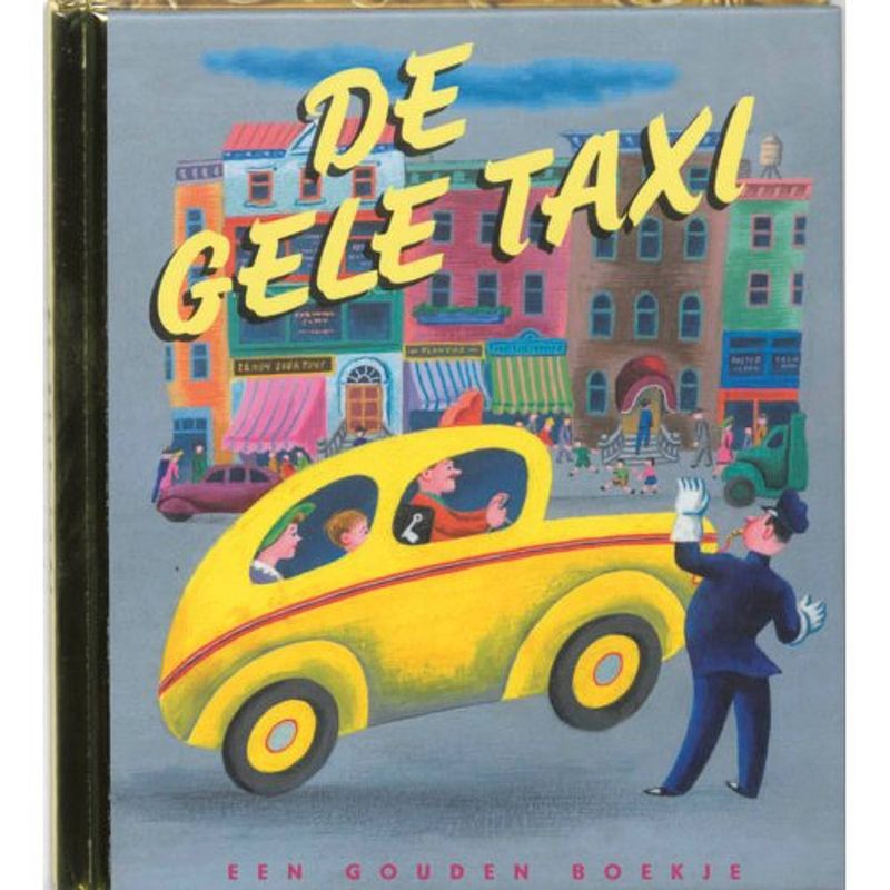 Foto van De gele taxi / luxe editie - gouden boekjes