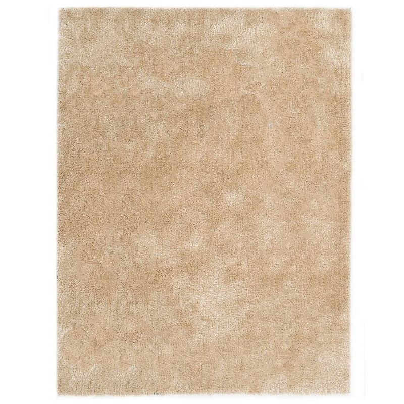 Foto van Vidaxl vloerkleed shaggy hoogpolig 160x230 cm beige