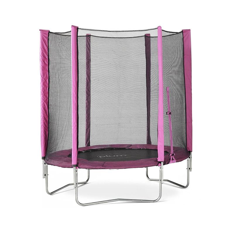 Foto van Plum trampoline met veiligheidsnet - 183 cm - junior - roze