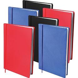 Foto van Dresz rekbare boeken a4 formaat - 6-pack (zwart, blauw rood)