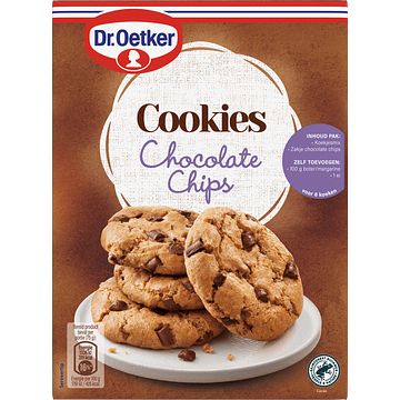 Foto van Dr. oetker chocolate chip cookies 425g bij jumbo