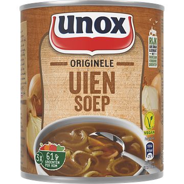 Foto van Unox soep in blik originele uiensoep 800ml bij jumbo