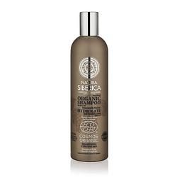 Foto van Natura siberica certified organic shampoo energy and shine for weak hair 400ml.