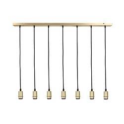 Foto van Light & living - hanglamp braidy - 120x8x117.5 - brons