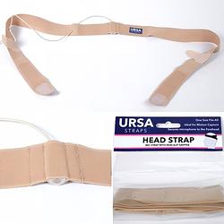 Foto van Ursa straps head strap hoofdband voor lavalier of iem (zwart)