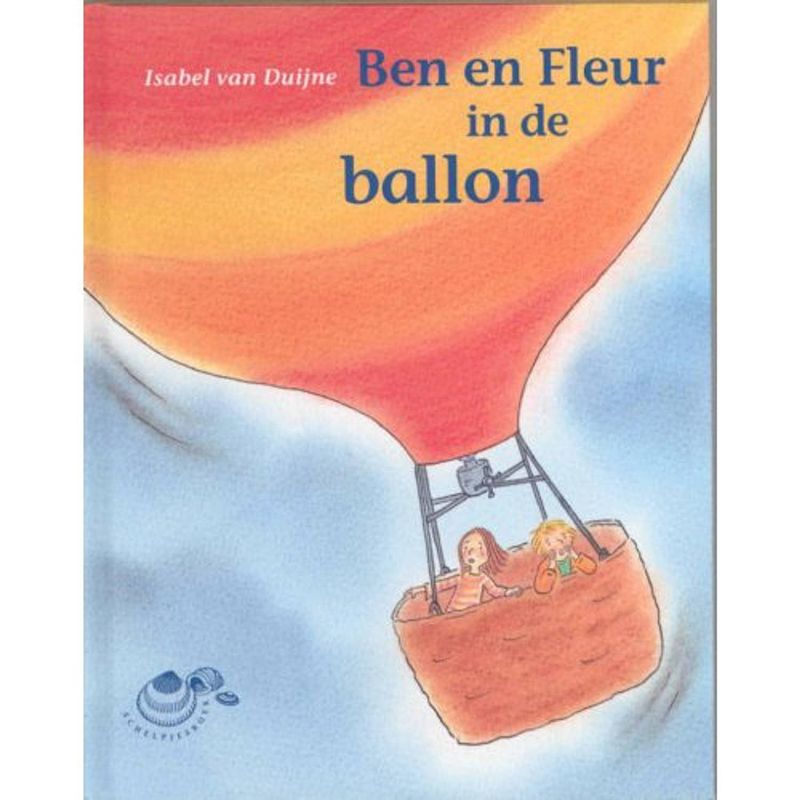 Foto van Ben en fleur in de ballon - schelpjes