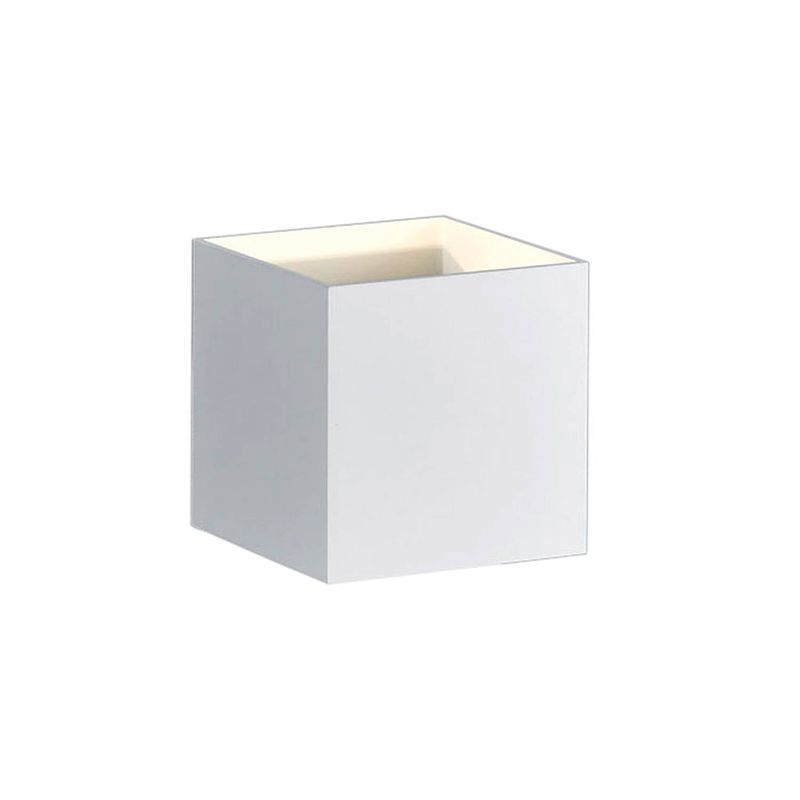 Foto van Trio leuchten louis wandlamp wit up- en downlighter 10 cm diep