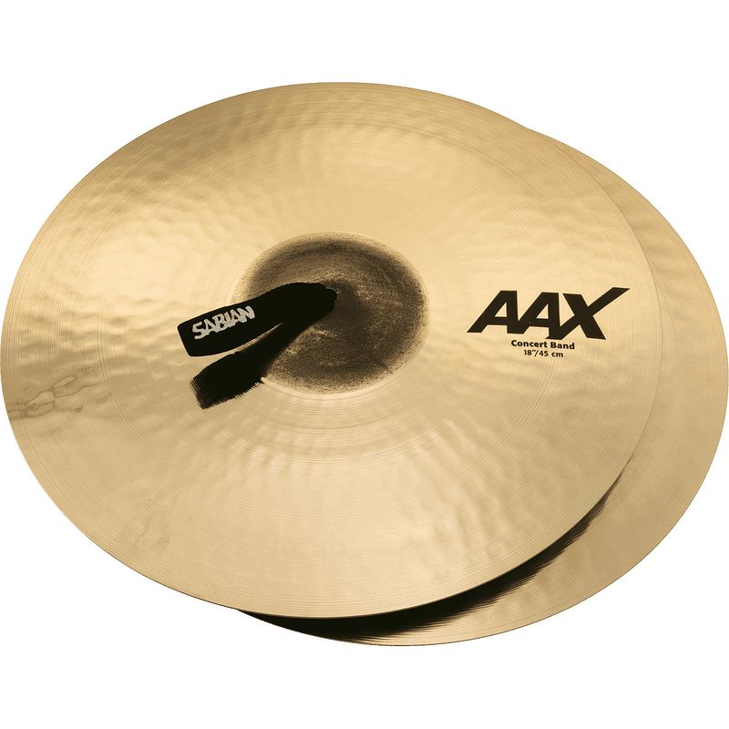 Foto van Sabian aax concert band brilliant 18 inch orkestrale bekkens