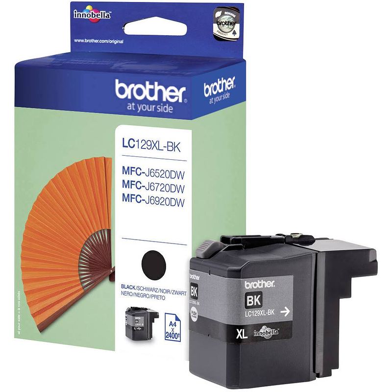 Foto van Brother lc-129xlbk zwart cartridge