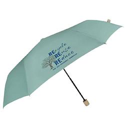Foto van Perletti paraplu green-collection 97 cm polyester blauw