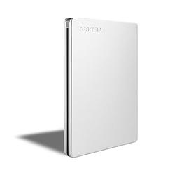 Foto van Toshiba canvio slim 1tb externe harde schijf zilver