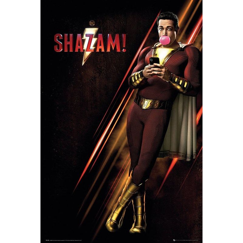 Foto van Gbeye shazam one sheet poster 61x91,5cm