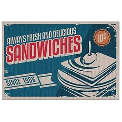Foto van Balvi placemats sandwiches 30,5 x 46 cm polyester 2 stuks