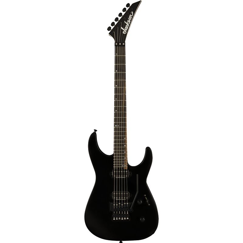 Foto van Jackson american series virtuoso eb satin black elektrische gitaar met jackson foam core case