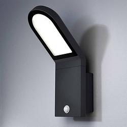 Foto van Ledvance endura® style wall l 4058075214170 led-buitenlamp met bewegingsmelder (wand) donkergrijs