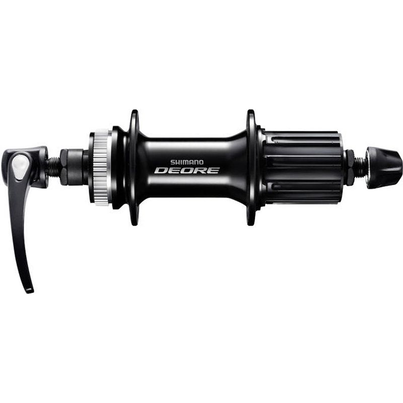 Foto van Achternaaf shimano deore hb-m6000 - 36 gaats - 135 mm inbouwbreedte - met snelspanner - zwart