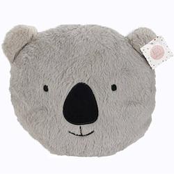 Foto van H&s collection dieren sierkussen kinderkamer - grijze koala - 32 x 27 cm - polyester - sierkussens